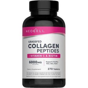 NEOCELL Grassfed Collagen Peptides + Vitamin C & Biotin - 360 Tablet