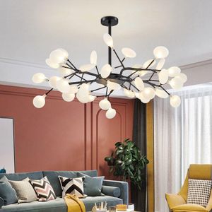 Unique tree-branch style chandelier with a sculptural, organic design.  