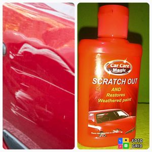 JAYSUING 4pcs Nano Spray Car Slight Scratch Remover (120mil) & Cloth