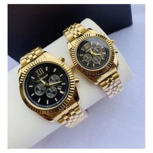 COUPLE Quartz Fashion Business Men’s Wristwatch Waterproof