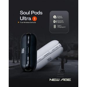 New Age NewAge Soul Pods Earbud Environment Noise Cancellation 
