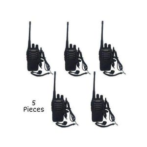 Baofeng 5pcs Walkie Talkie With Earpiece