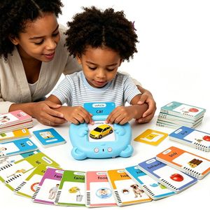 Toddler Flash Cards Learning Toy, 224 Sight Words Educational Talking Flashcard Reader with Nursery Rhyme Mode