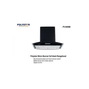 Polystar 60CM 4 Burner Range Hood/ Heat Extractor