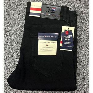 ORIGINAL Stock Jeans Trouser For Men - Non Fade Plain Black