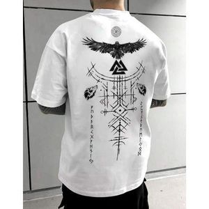 Viking Raven Graphic T-Shirt 