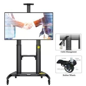 New Modern TV Stand With Trolleys Suitable For "55-90"