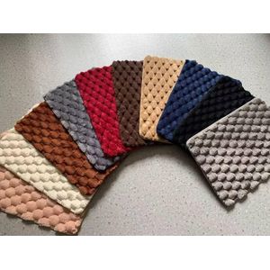 1 Pc Unique door,bed side and after bath mat. Grips to the floor well 