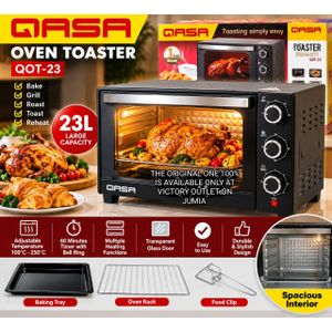 23L Family Size Oven Toaster – 1500W Multifunctional Countertop Oven