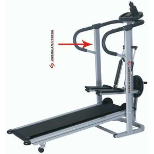 American Fitness 4 IN 1 MANUAL TREADMILL WITH Stepper and Twister