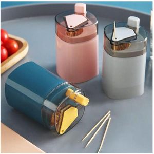 3PCS PopTop POP UP Toothpick Dispenser TOOTHPICK HOLDER MULTICOLOUR