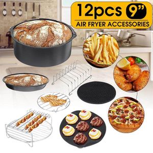 12Pcs Air Fryer Accessories 8 Inch for Air fryer 5.2 - 5.8 QT