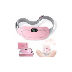Rechargeable Menstrual Period Cramps Fast Pain Relief Heating Belt Massager With Display.