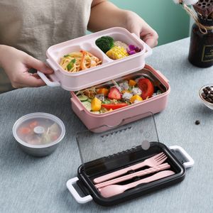 550ML HelloKitty Microwave Lunch Box Dinnerware Food Storage Container  Children Kids School Office Portable Bento Box Lunch Bag - AliExpress