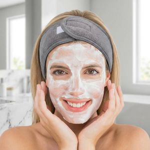 Adjustable Head Band Girls Spa Wide Hairband Yoga Bath Shower Makeup Wash Face Cosmetic Bands Soft Toweling Hairband