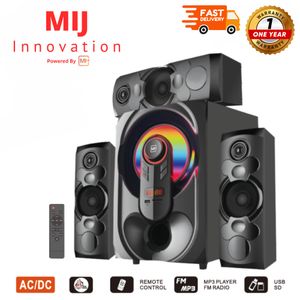 Mi+  MULTI MEDIA SPEAKER- Black, Bluetooth, AC/DC,USB,SD,AUX. Home Theater