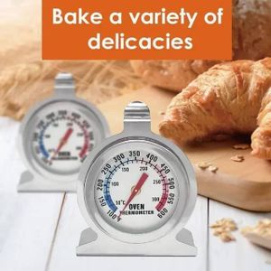 High Precision Stainless Steel Easy Read Oven Thermometer Temperature Gauge for Baking & Roasting 1 Piece 