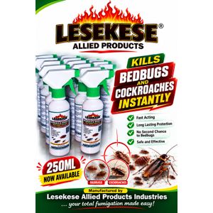 Pest Killer LESEKESE BEDBUGS AND COCKROACHES INSTANT KILLER - 250ML