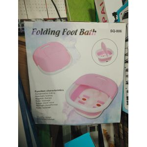 folding foot bath tub, collapsible foot spa massager, electric heated foot basin, pedicure foot soak tub, SQ-806 foot spa