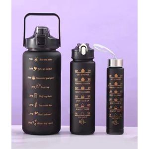 Sleek 3 Pcs Water Bottle...300Ml, 900Ml & 2L