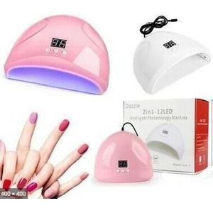 LED Nail Dryer UV Gel Polish Curing Lamp Intelligent Phototherapy Nail Art Machine