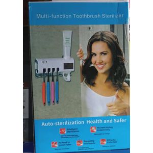 Multi-Function UV Toothbrush Sterilizer & Automatic Toothpaste Dispenser