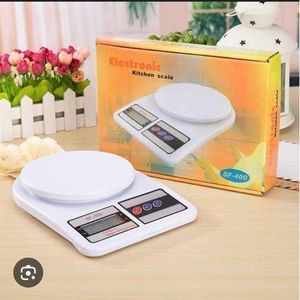 Nil Digital Kitchen Weighing Scale For Food Measuring Scale With Free Battery-White