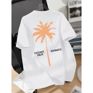 The Palm Beach Crew Neck T-shirt-Navy White 