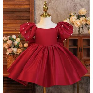 Christmas Red ball dress for girls
