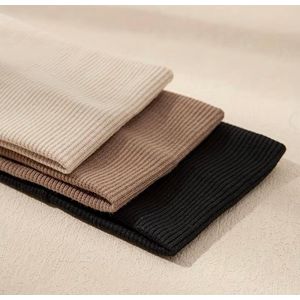 Clo 3pcs Sweat-Wicking Elastic Headbands For Sports & Yoga - Solid Color, Stretchy Hair Bands 