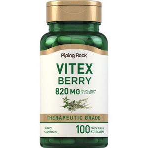 Piping Rock  Vitex Chasteberry 820mg - 100 Capsules -
