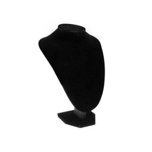 Velvet Necklace Display Stand – Holder Bust Mannequin for Jewelry Storage & Photography Props