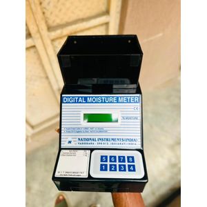 Digital Moisture Meter for Cashew & Grains - Nut Moisture Tester with LCD Display + Auto Calibration