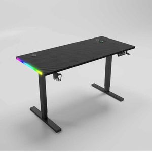 1.4m Executive Adjustable Height Desk With Rgb led light