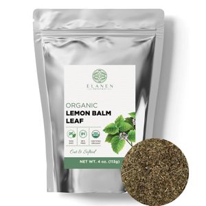 ELANEN naturals Lemon Balm Tea Cut & Sifted 113G