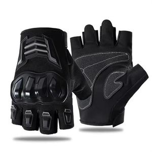 Half finger motorcycle riding gloves, breathable, durable and non slip, wear-resistant and breathable, fitness and riding gloves