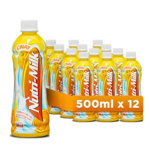 Cway Nutri-Milk Orange Flavor 500ml x12
