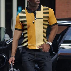 Dapperman Men's Casual Vintage Polo Short Sleeve Business T-Shirt 