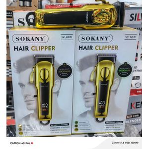 Professional rechargeable hair clipper.