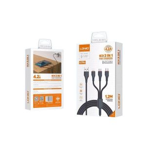 LDNIO  3-in-1 1.2m Fast Charging Cable