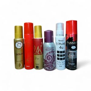 Fragrance World Summer SCENT body spray 100ml 6pcs Combo