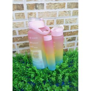 Cute Water Bottle For Girls 1.3L Straw Tumbler Summer Plastic Mug Portable  Kids Kawaii Cup Large Capacity Sports Drinking Kettle