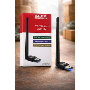 Wireless-N USB Adapter -High-Speed Wi-Fi Connectivity 