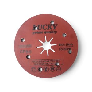 Lucky Prime Quality 180mm x 22mm Fibre Sanding Disc, 60 Grit (CP60), for Angle Grinder, Metal Grinding, Rust and Paint Removal