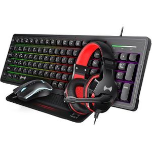 Hezire H-Gamekit X4 Wired Gaming Combo 