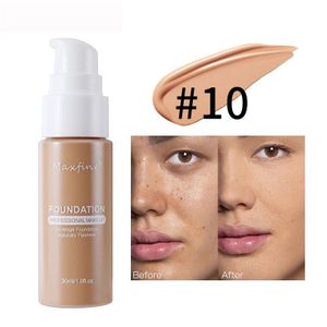 Maxfine Waterproof Matte Liquid Foundation – Long-Lasting, Full Coverage Makeup