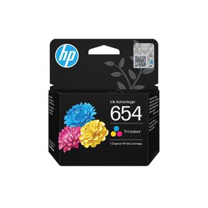Hp  654 Tri-Colour Original Ink Advantage Cartridge (7FP39UE)