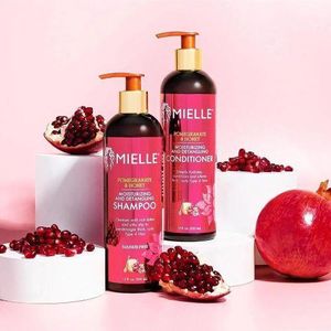 Mielle Pomegranate & Honey Moisturizing and Detangling Shampoo and Conditioner.