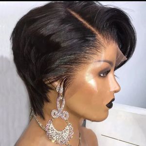 Original Hair Pixie Cut T Frontal Wig.