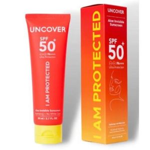 UNCOVER Aloe Invisible Sunscreen – Lightweight UV Protection 80ML